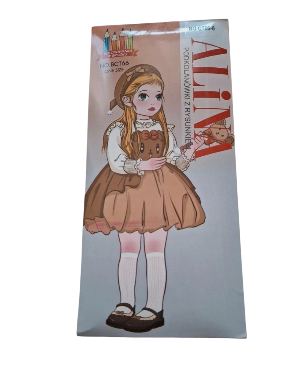 Podkolanówki cienkie dla dziewczynki - obrazek 3