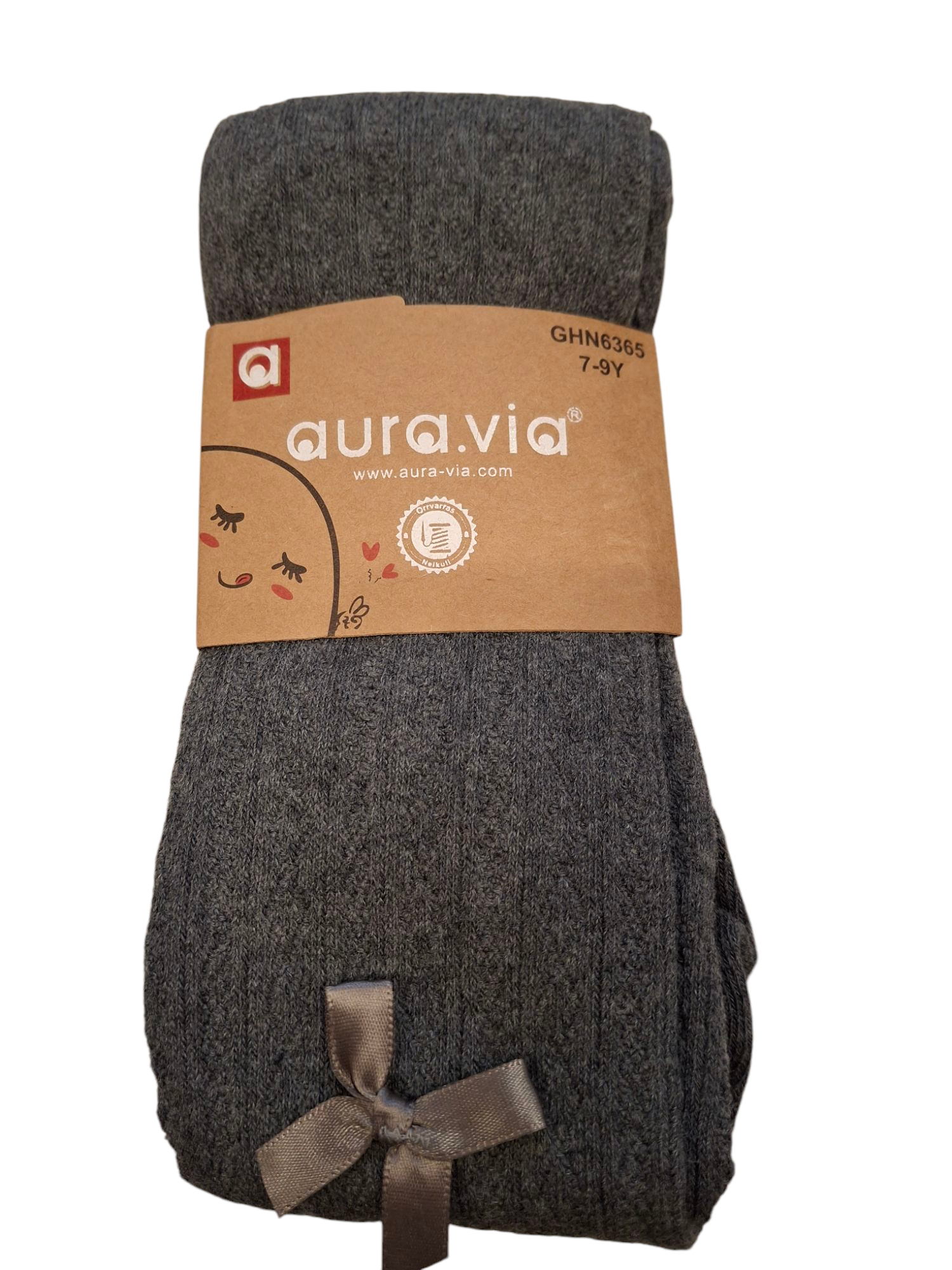 Ażurowe rajstopki dla dziewczynki z delikatną kokardką po boku, 90% bawełna – miękkie i eleganckie - obrazek 5