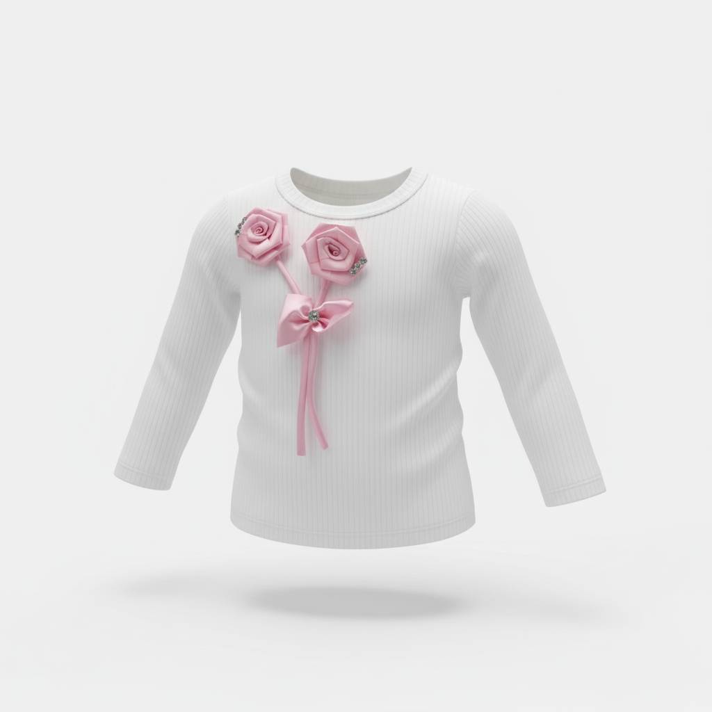 🌸 Komplet dziewczęcy: bluzka + spódniczka tiulowa 🌸 - obrazek 2