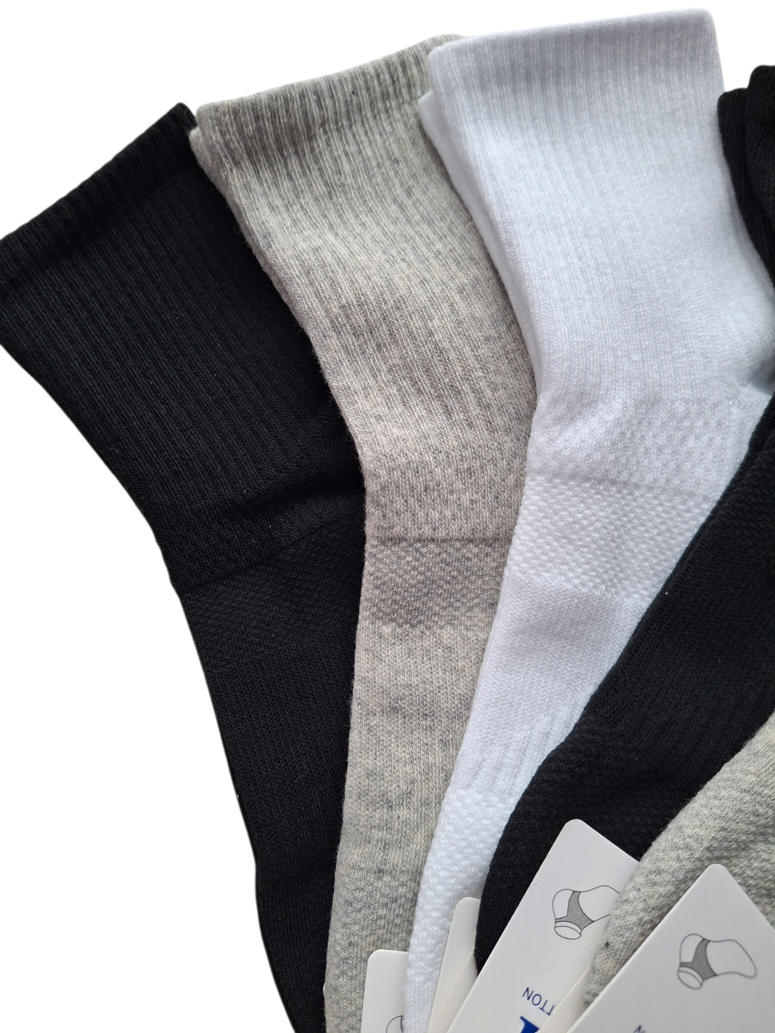 Skarpetki męskie bawełniane | 5-pak | Sport / Classic | Kolory neutralne - obrazek 2
