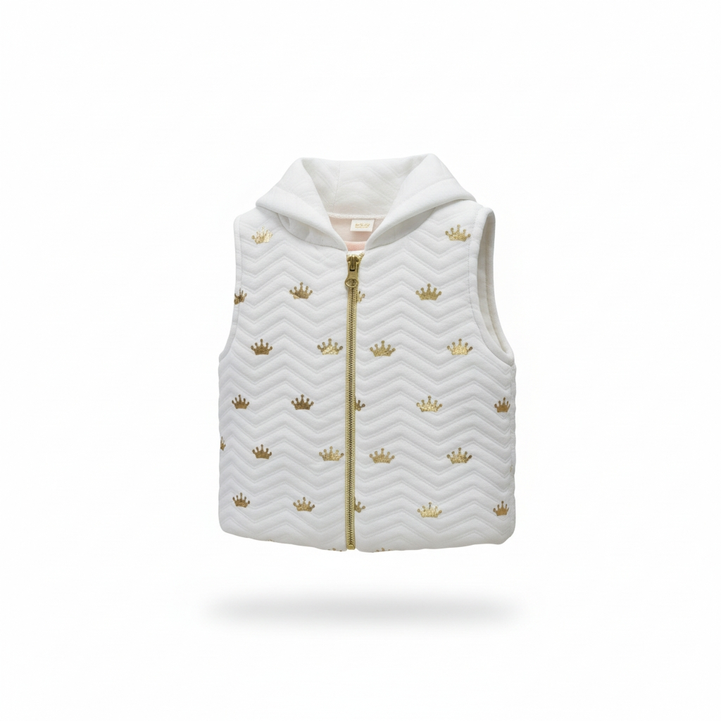 Dziewczęcy zestaw 3-częściowy | Dres + Kamizelka (bezrękawnik) - obrazek 3